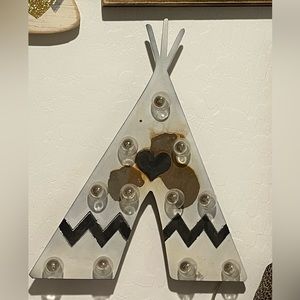 Olivewood Designs plug in light up teepee - love your tribe.  Perfect accent ♥️